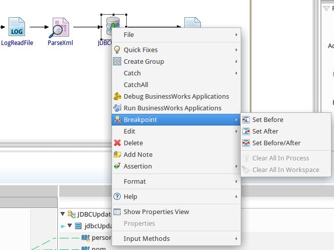 miaffo.net - TIBCO BW6 debugging step by step - breakpoints