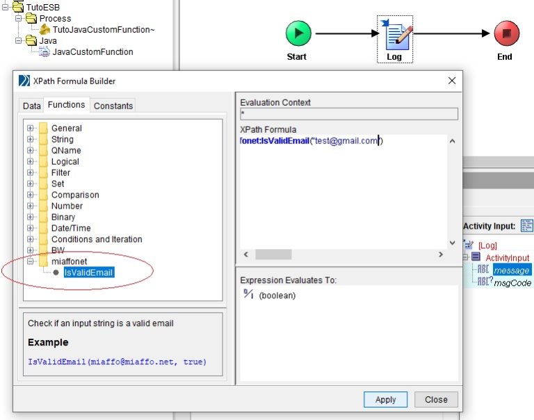 TIBCO BW5 Java Custom Function - MIAFFO.NET