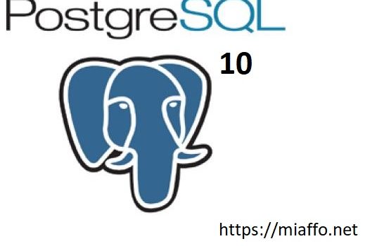 [miaffo.net] - PostgreSQL 10 - créer une base de données